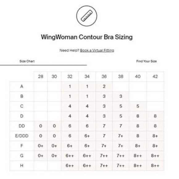 knix WingWoman Contour Bra - Grey Purple - Size 4 (32C/32D/34C/34D) - Picture 11 of 11